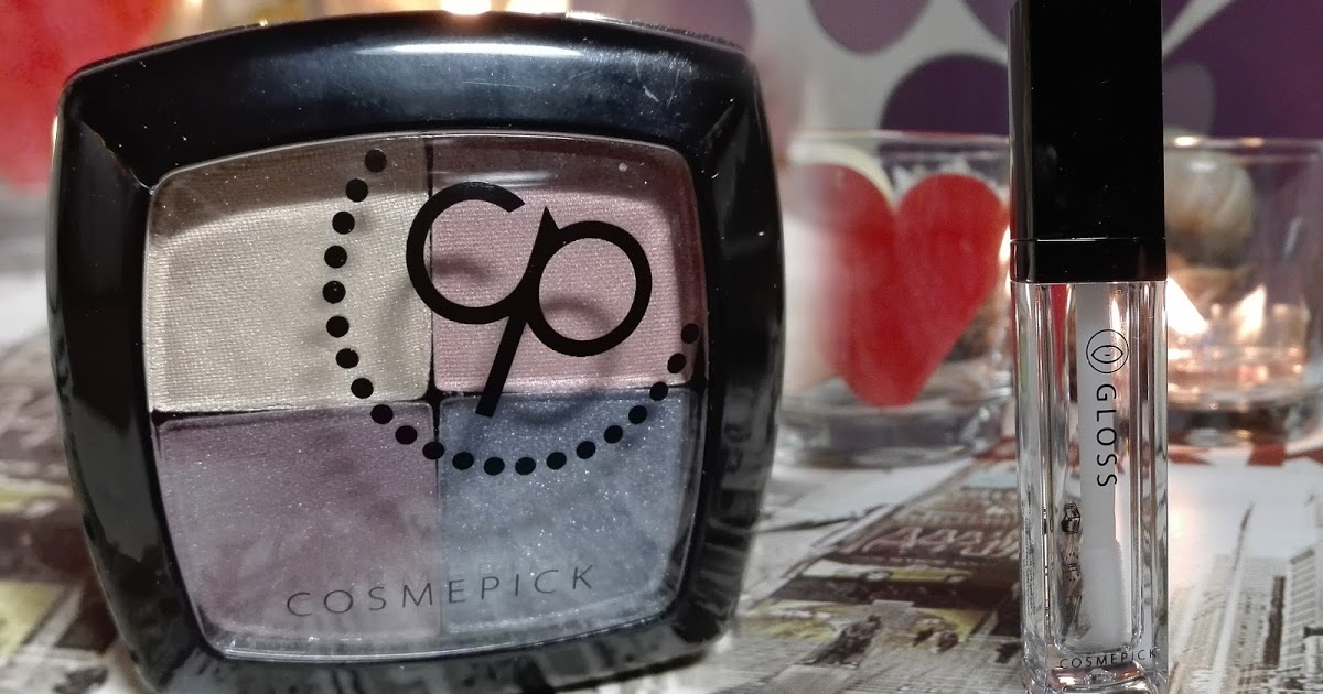 Życiowa sałatka: Cosmepick - cień do oczu i bezbarwny błyszczyk